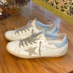 Golden Goose Super Star
White Ice Blue (Women's)